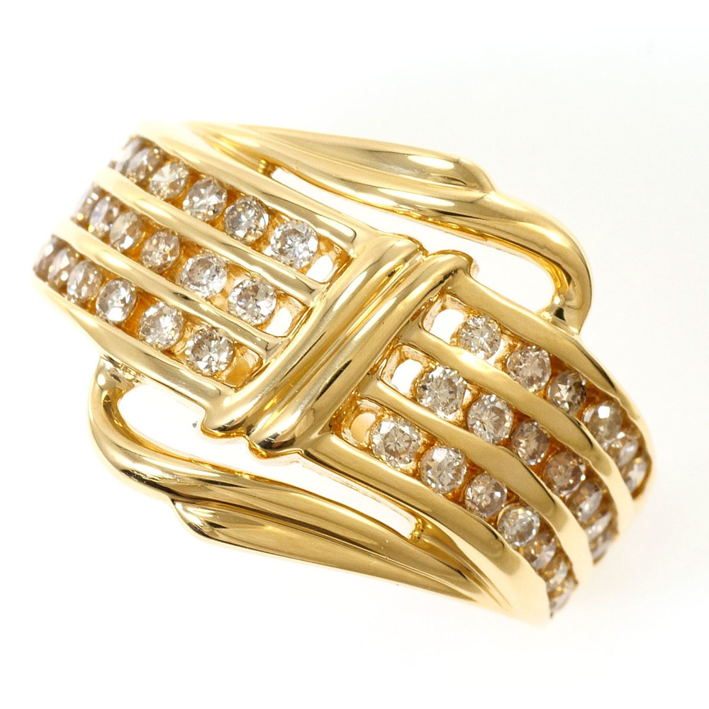 VINTAGE 18k Gold Diamond Ring
